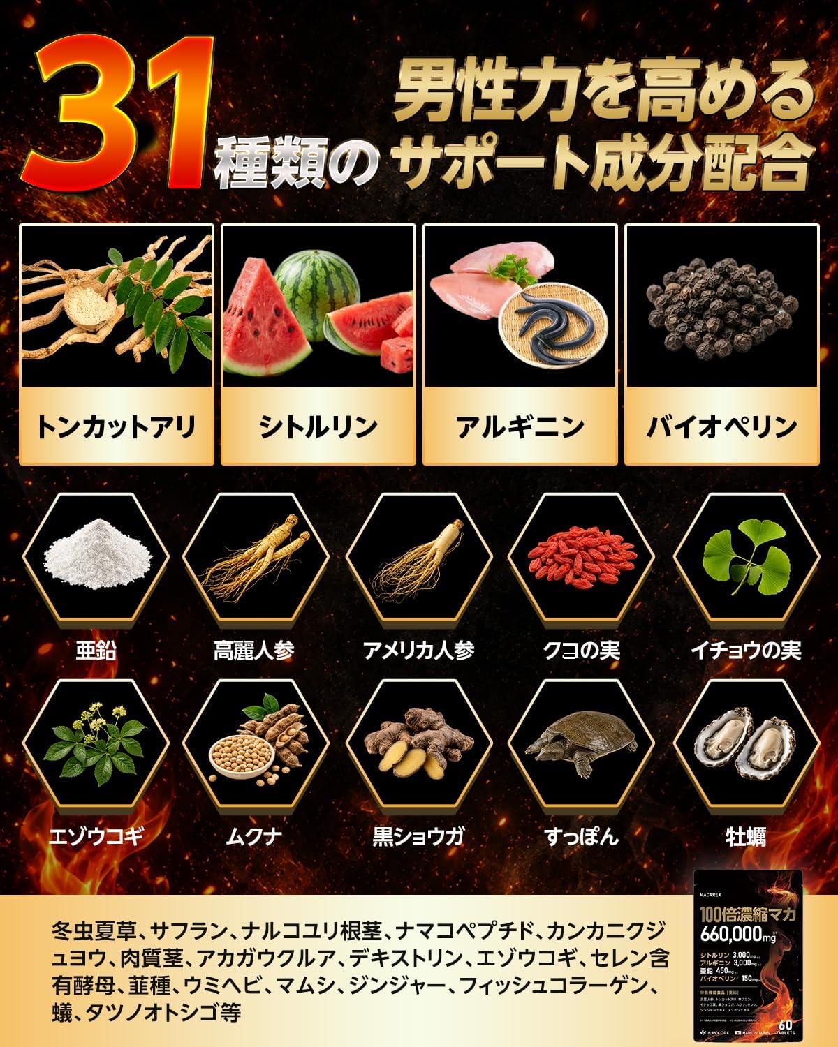 MACAREX マカの商品紹介画像3