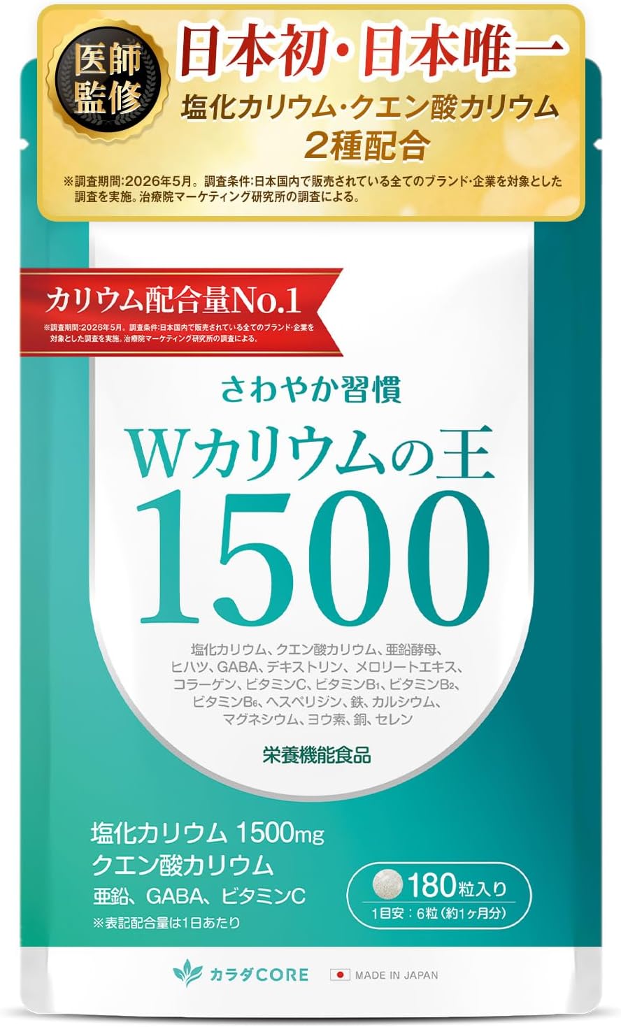 Wカリウムの王1500のパッケージ